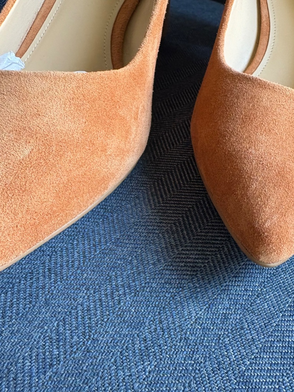 Marc Ficher Zala Chestnut Brown Swede - Picture 4 of 9